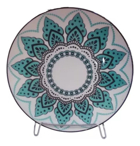 Plato Hondo Tipo Bowls Con Mandalas 21 Cm Vajilla Loza