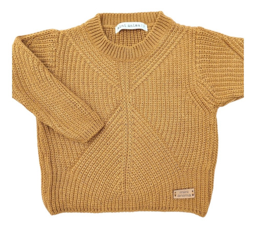 Sweater Diagonales Mini Anima Tejido Abrigo Bebe Kids Dijon