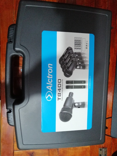 Imagen 4 de 6 de Kit 7 Micrófonos Para Batería Con Estuche, Clamps Y Cables