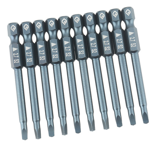 Cabeza Triangular De Acero Aleado S2 De 10 Piezas Con Vástag