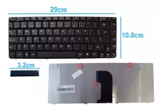 Teclado Notebook Lenovo G460 G465 G465a 25-011395