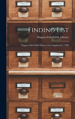 Libro Finding List: Niagara Falls Public Library First Su...