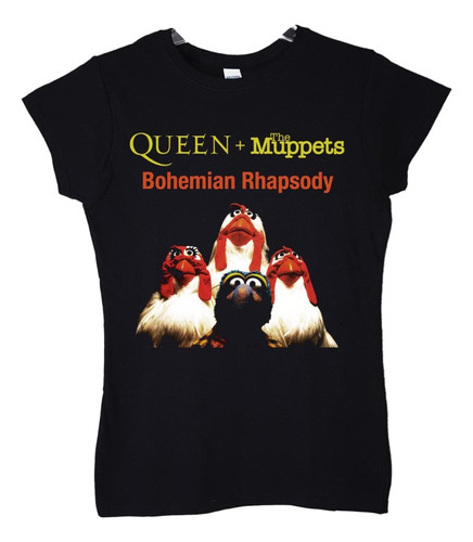 Polera Mujer Queen Muppets Bohemian Rhapsody Rock Abominatro