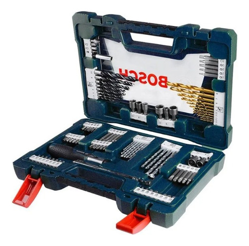 Set Puntas Y Brocas En Titanio Bosch V-line 83 Unidades