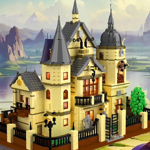 C Juego De Bloques De Construcción De Castillos De Magic