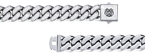 Cadena Phengel Para Hombre Con Hielo, Pulsera De Cadena De E