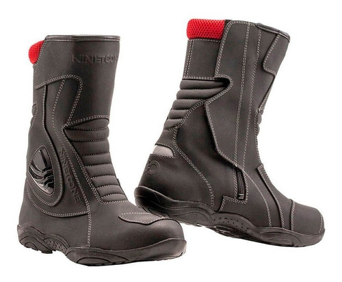 Botas Moto Nine To One Storm Cuero Protecciones Mesh 999