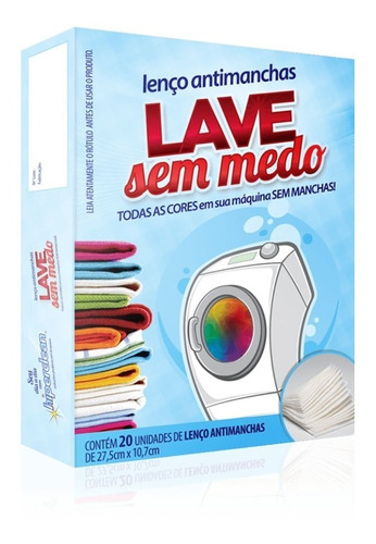 Lave Sem Medo Hiperclean Lenços Para Lavar Roupas Coloridas