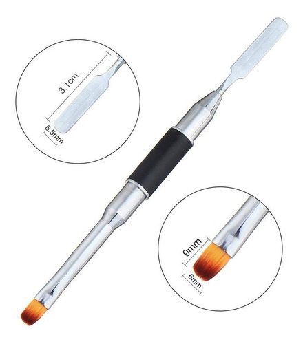 Pincel Para Polygel Uñas Esculpidas Acrigel