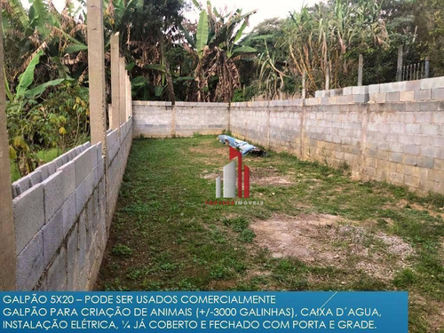 Chácara À Venda, 2500 M² Por R$ 350.000,00 - Mairinque - Mairinque/sp - Ch0016