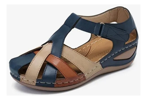 Sandalias De Mujer Talla Grande Retro