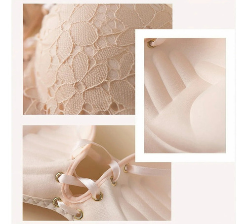 ` Brasier Push Up Strapless Invisible Bra 2piezas