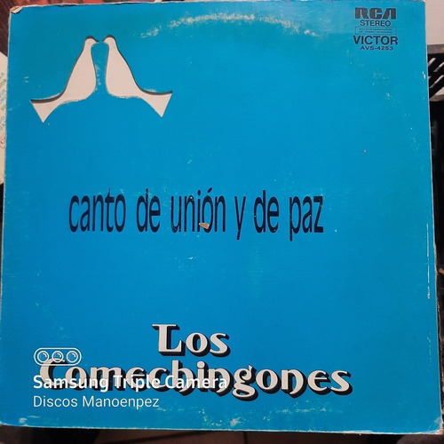 Vinilo Los Comechingones Canto De Union Y De Paz F4