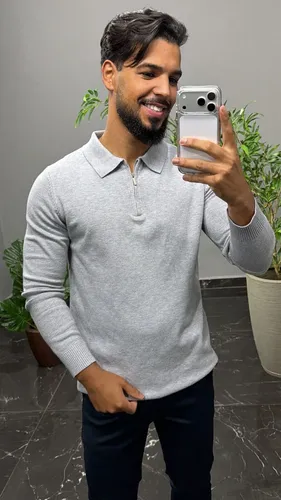 Sueter Masculino Premium Slim Casual Blusa Inverno Old Money