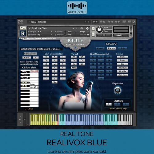 Librerias Kontakt - Realitone Realivox Blue