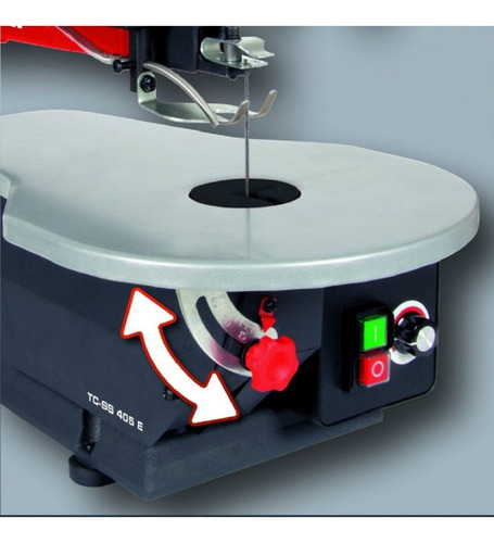 Imagen 3 de 7 de Sierra Caladora De Banco 120 W Einhell Tc-ss 405 E Madera
