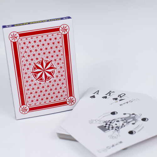 Paquete De 2 Cartas Grandes De Juego Jumbo 13 X 18 Cm