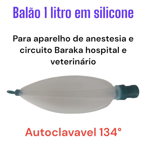 Kit Balão De Reinalacao P/anestesia E Baraka Em Silicone