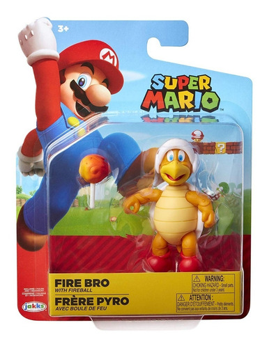 Nintendo Super Mario Fire Hammer Bro 4 With Fire Ball