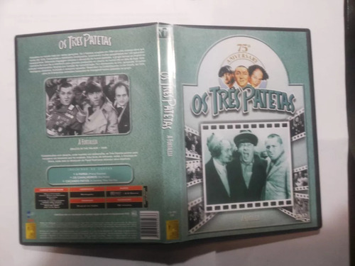 Dvd Três Patetas Pacote 4 Filme Frete Grátis Brasil Promoção