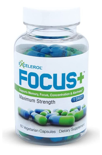 Excelerol Focus Plus - Suplemento Cerebral Cápsulas De Sopor