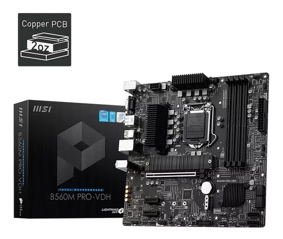 Motherboard Pc Msi B560m Pro-vdh Series Lga 1200 Intel Hdmi