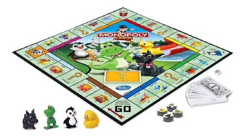 Hasbro Monopoly Junior Jogos Para Crianças Família Festa Jogos De