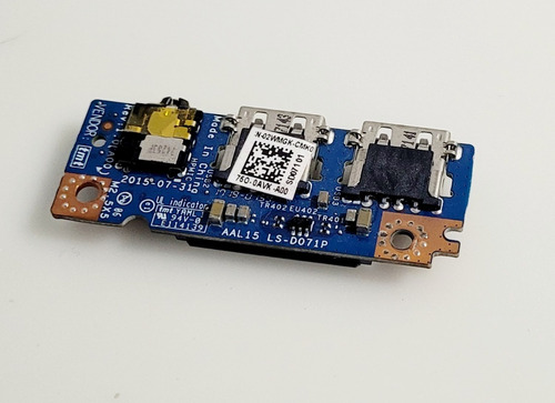 Imagem 4 de 4 de Placa Auxiliar Usb E Conector De Áudio 02wmgk Dell Inspiron
