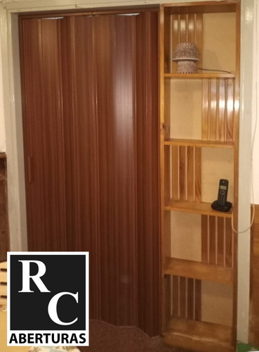 Puerta Plegable Premium Pvc Española Blanco 80 X 223 Alto