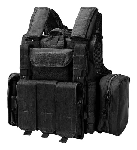 Chaleco Tactico Ciras, Para Placas, Caza, Guardias, Airsoft