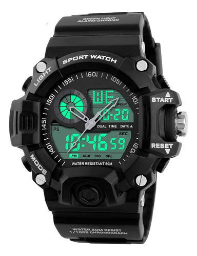 Fanmis Mens Analog Digital Dual Display Sports Watches