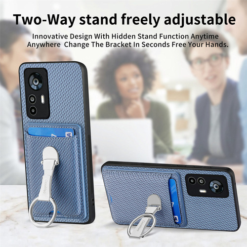 B Funda Plegable Con Forma De Anillo Para Tarjetas Para