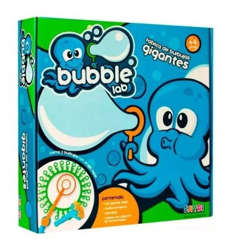 Fabrica Burbujas Gigantes Bubble Lab Grande Pulpo 