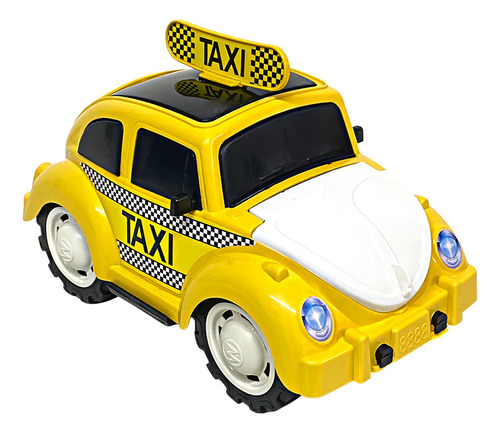 Se abre el capó amarillo de servicio de taxi Beetle Plastic Trolley