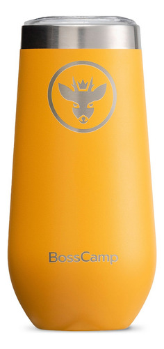 Vaso Termico Sour Champagne Coctel 180 Ml Bosscamp Color Amarillo Vaso Térmico Cóctel