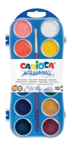 Acuarelas 12 Uds Premium Quality Carioca 30mm