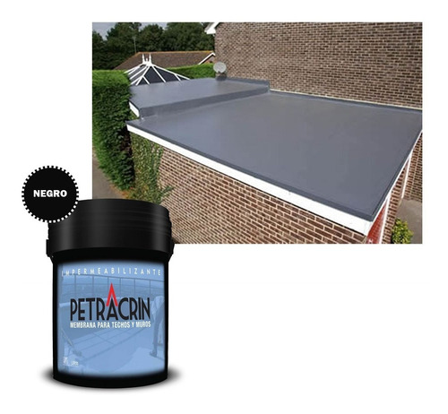 Imagen 3 de 7 de Membrana Liquida Impermeabilizante 20 Kg Pasta Eco Petracrin