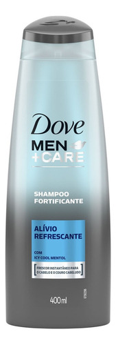 Shampoo Men+care Fortificante Alívio Refrescante 400ml dove