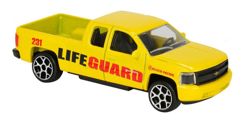 Veículo Miniatura Chevrolet Silverado Salva-vidas Majorette