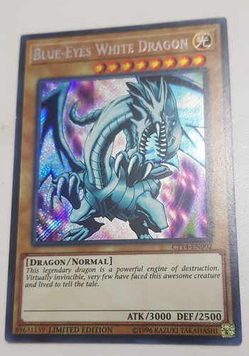 Yugi-oh Blue-eyes White Dragon Secret Rare 