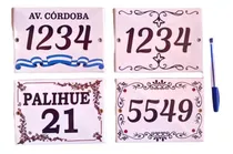 Comprar Números De Casa \u002F Calle Hierro Enlozadas 15x20 Rectangulares