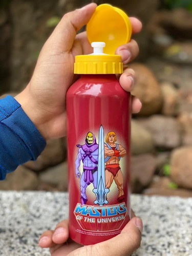 Imagem 4 de 4 de Squeeze De Alumínio 500 Ml Mestres Universo He Man - Urban