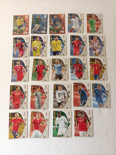 Tarjetas Panini Mundial De Fútbol Rusia 2018 