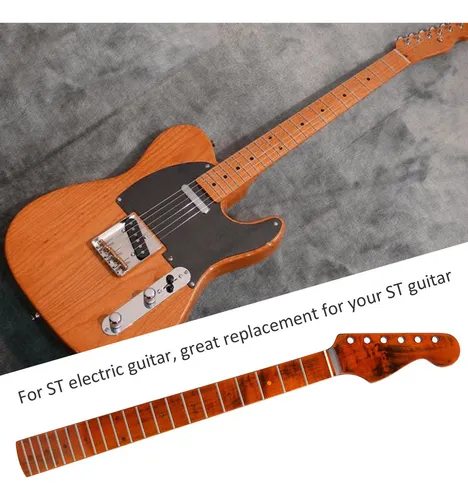 Guitarra Eléctrica Mástil De Arce 21 Trastes Diapasón Musica