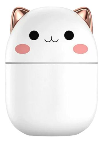 Umidificador De Ar Infantil Do Gatinho Mini Difudor De Ar Cor Branco