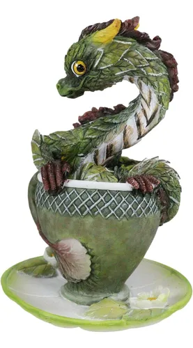 Estatua Dragón Medieval Ebros Decoración Fantasía Bebida
