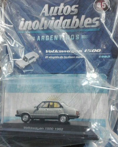 Autos Inolvidables. Vw 1500 (1982). Escala 1/43.