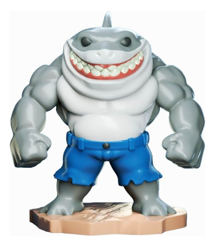 King Shark   Chibi  Impresión 3d / Oferta !!!!!