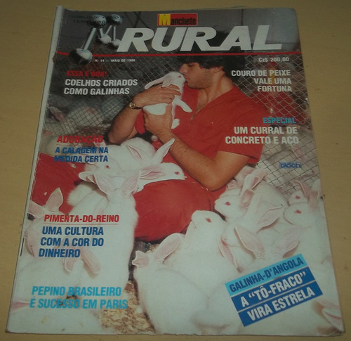 Revista Anchete Rural Nº 14 - Maio 1988 - Coelhos 