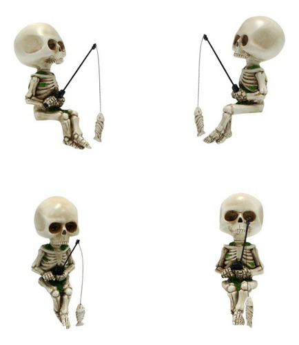 Djzh Srojg Esqueleto De Pesca En Forma De Y Para Halloween,